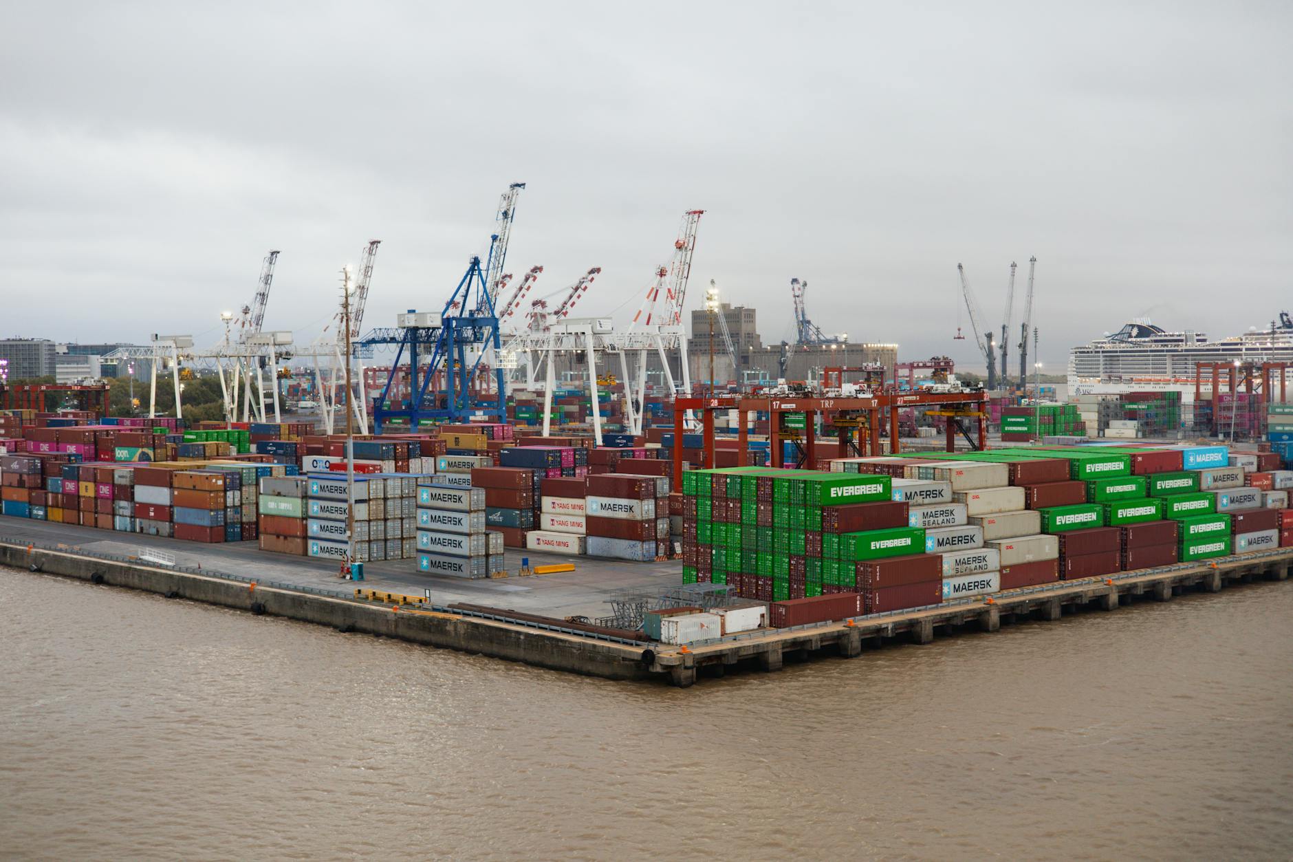 Germany is the world's third-largest exporter — the Hamburg and Bremen ports handle the bulk of EU-bound container trade from Asia.